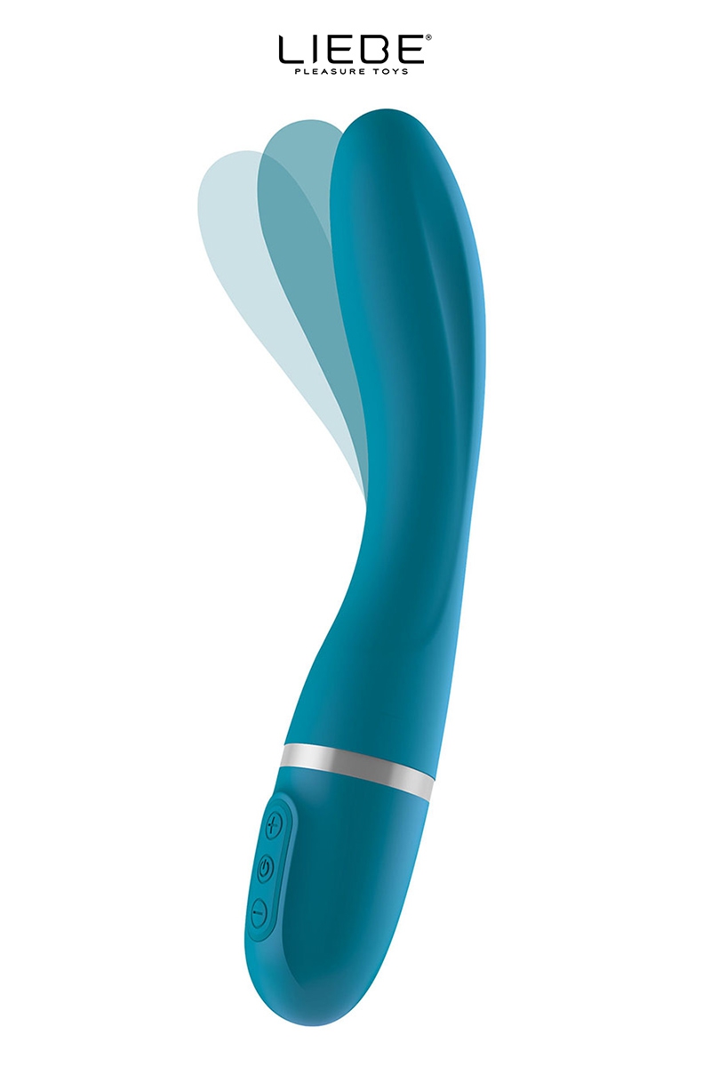 Vibromasseur flexible Bend It - bleu
