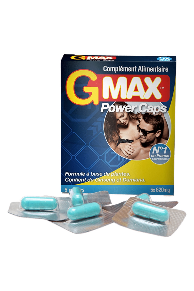 G-Max Power Caps Homme (5 gélules)