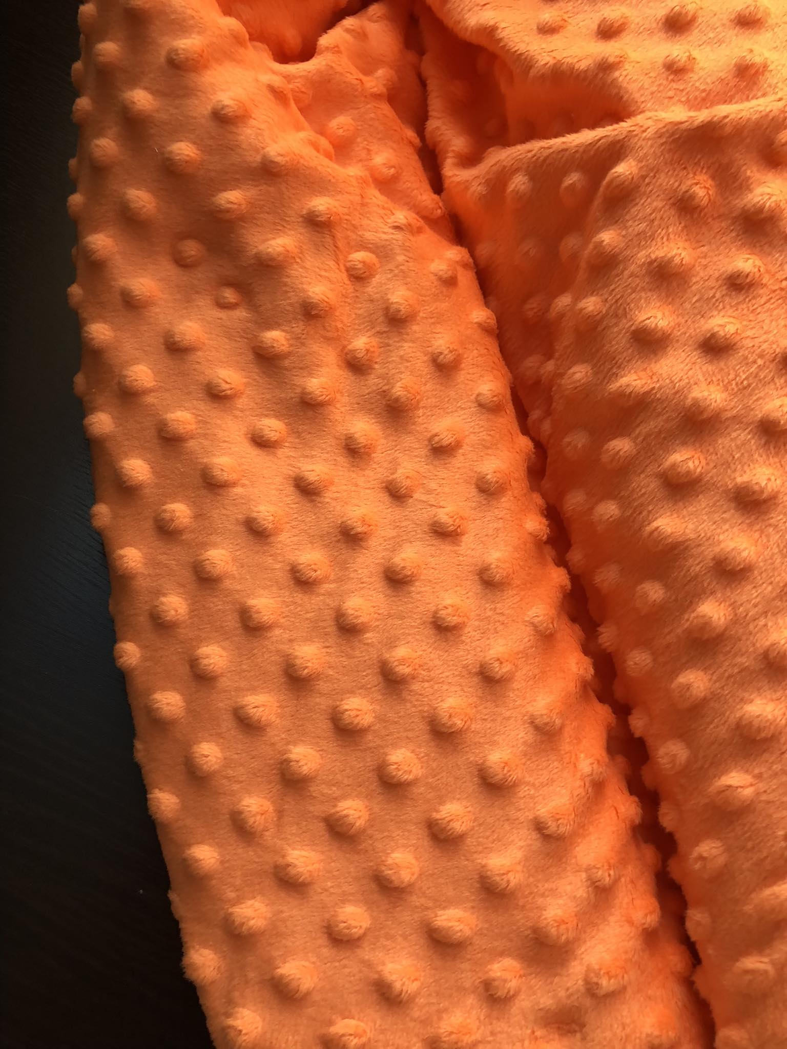 minky bulle orange