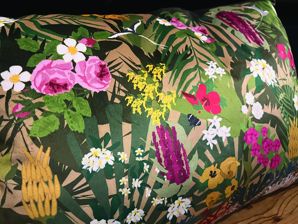 detail coussin tahiti