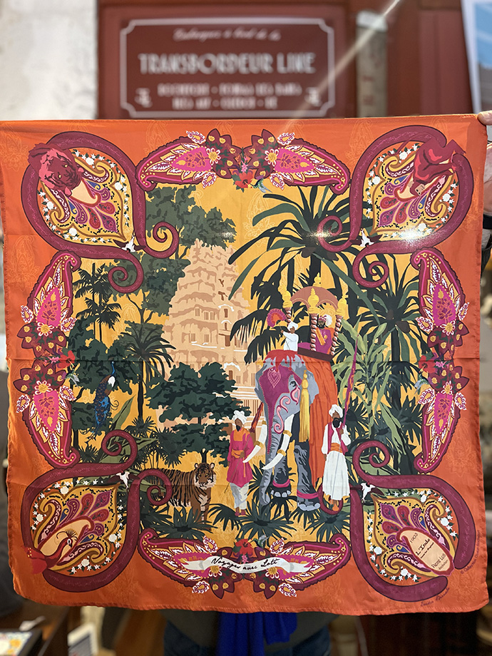 foulard Inde carré