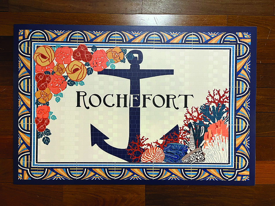 tapis Rochefort art déco