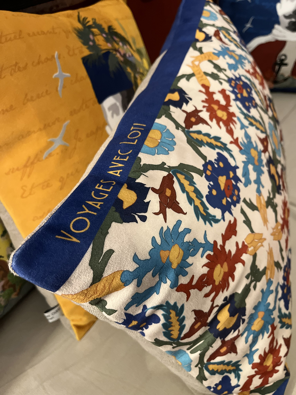 coussin aziyadé detail