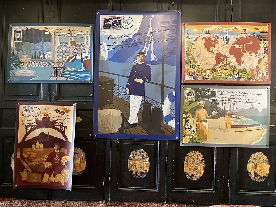 mur affiches Loti