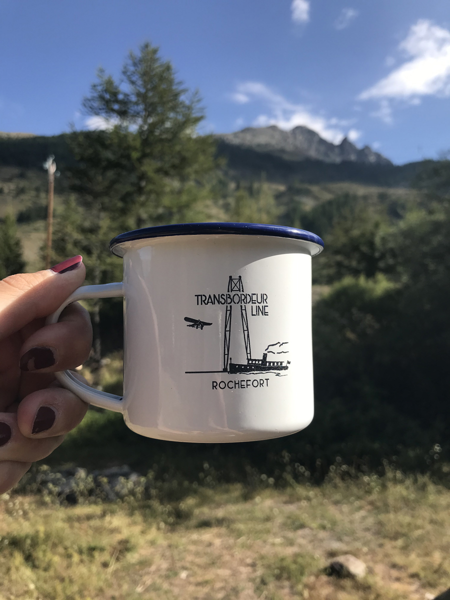 Mug tôle émaillée Transbordeur Line