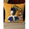 coussin loti jaune