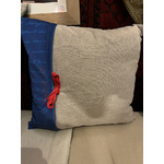 dos coussin bleu