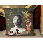 coussin vert