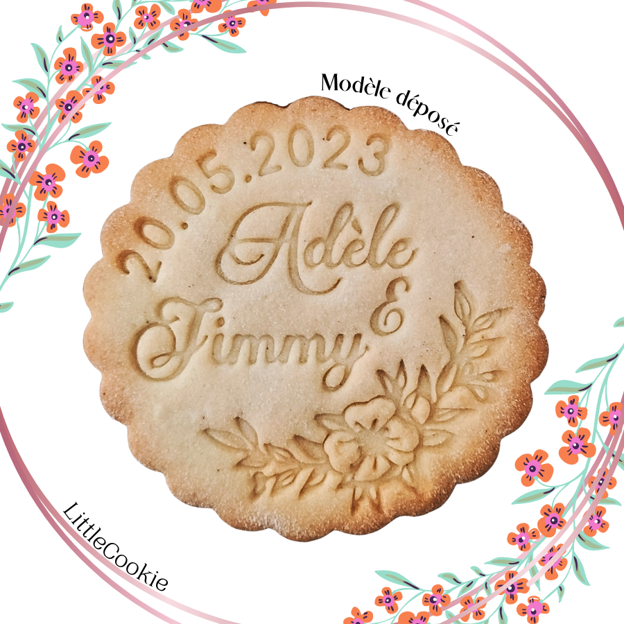 Timbre à biscuits Mariage - Little Atelier - littlecookiie