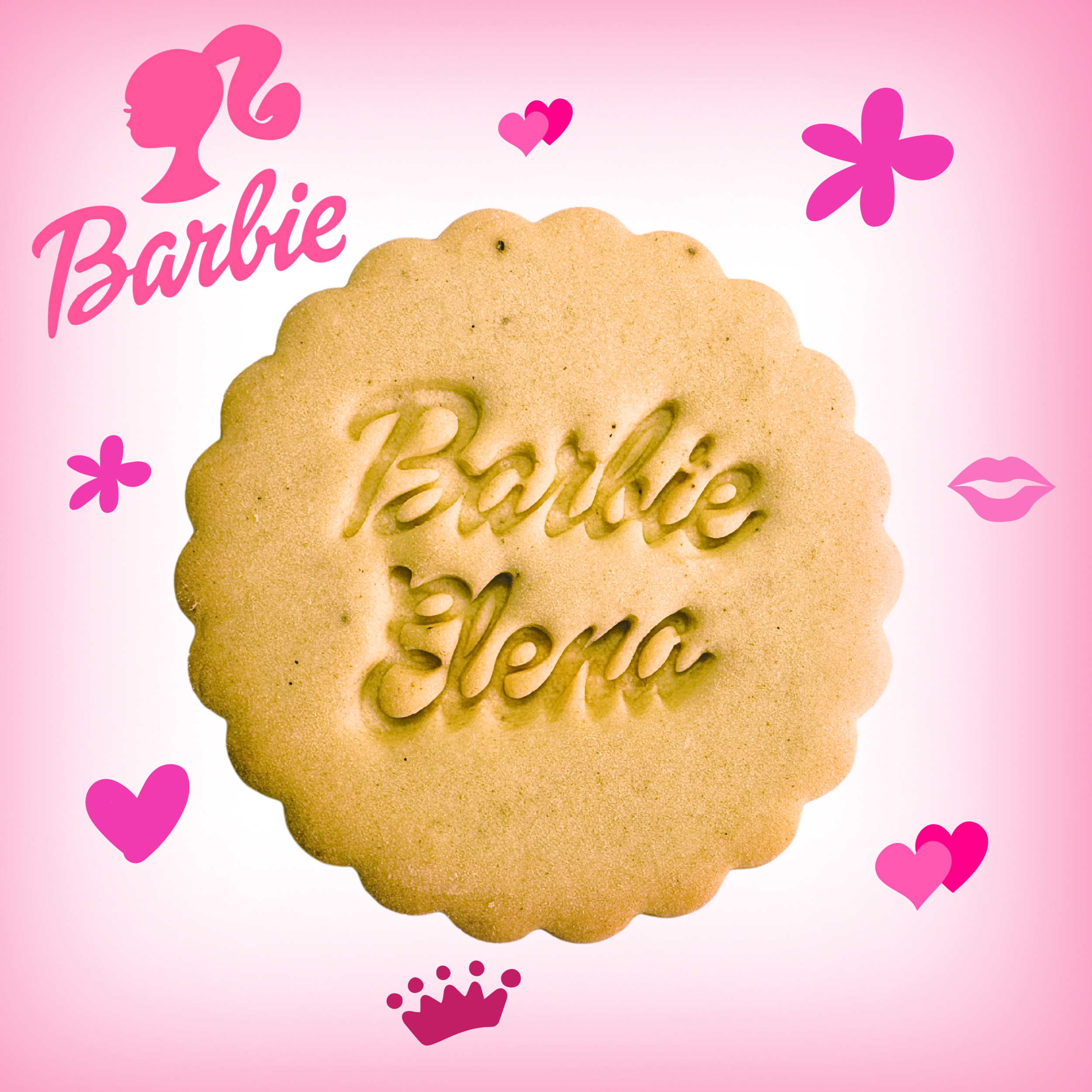 Emporte-pièce Barbie personnalisé - Timbres à biscuits/Divers -  littlecookiie