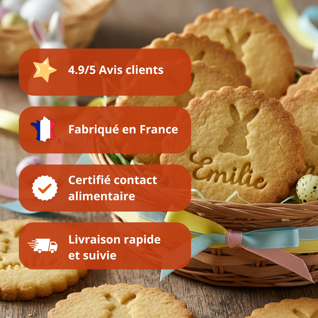Emporte-pièce Pâques personnalisé