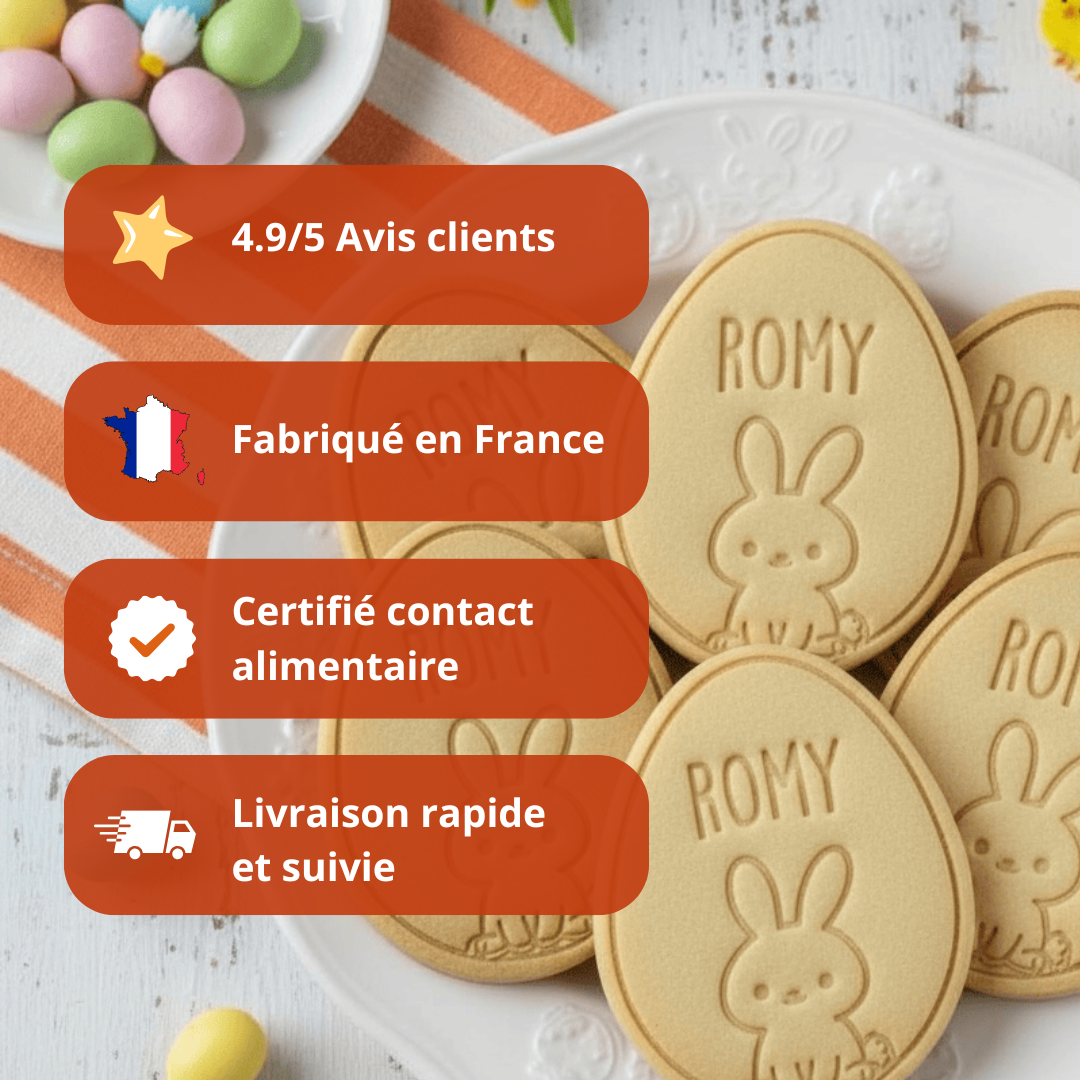 Emporte-pièce Pâques personnalisé