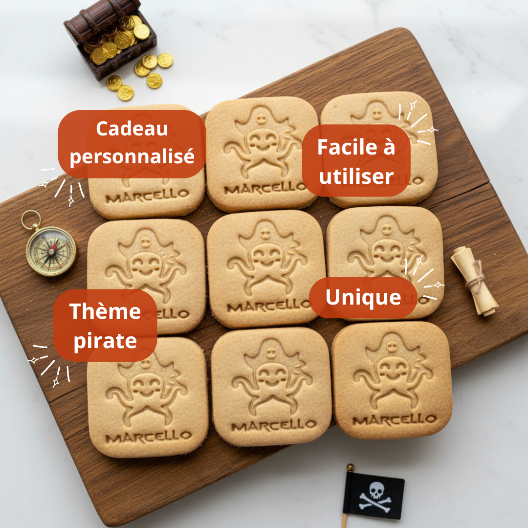 emporte piece pirate chapeau prenom