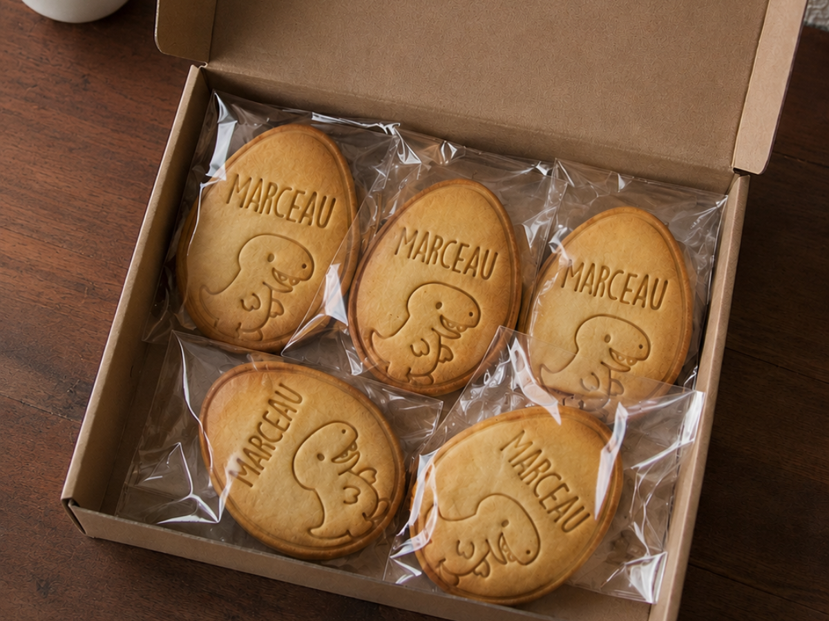 Emporte-pièce personnalisé dinosaure biscuit