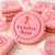 Cookies Octobre Rose sur bois clair