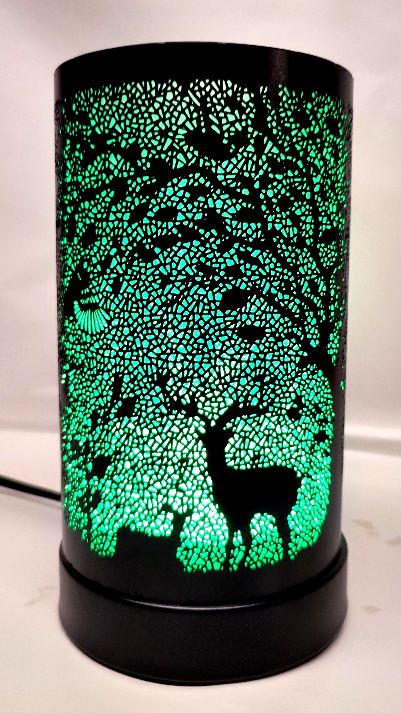 Lampe diffuseur de parfum d'intérieur Arbre en LED multicolore