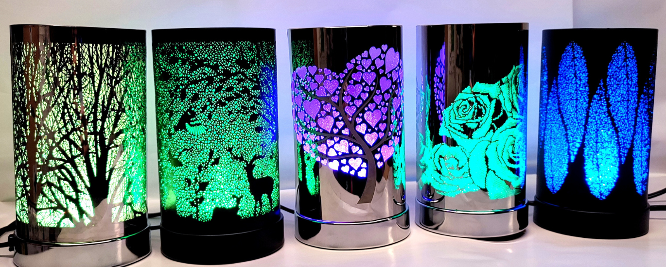 New Lampe diffuseur de parfums en LED multicolore