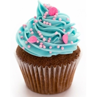 Cup Cake blue