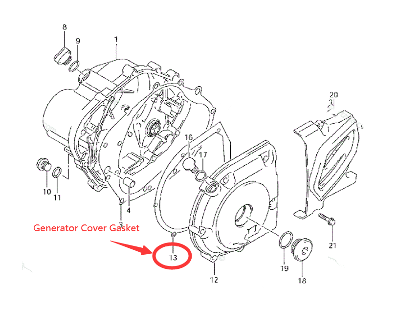 joint-de-couvercle-de-g-n-rateur-magn-to-de-moto-suzuki-drz125-drz125l-2003-2019