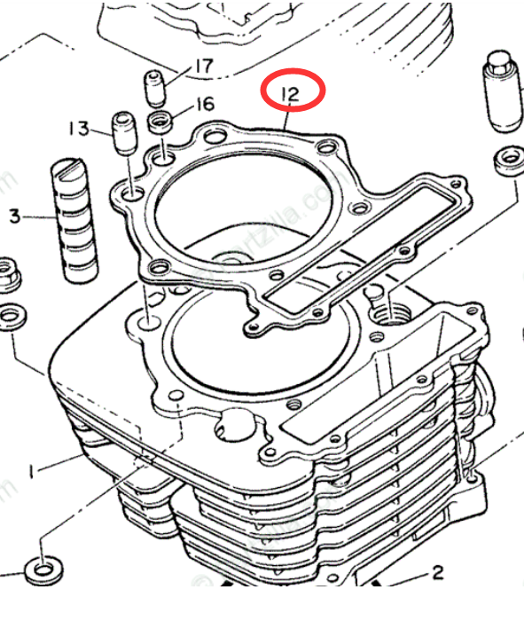 pièce-rechange-Yamaha-Grizzly-600