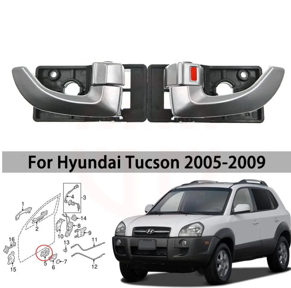 Poignée de porte avant gauche OEM 82610-2E000 pour Hyundai Tucson
