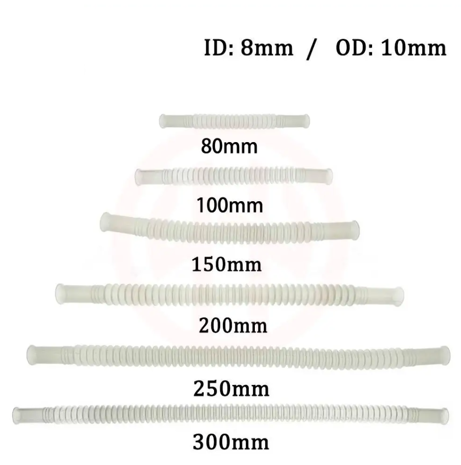 Ensemble de 10 tuyaux en nylon 10mm x 8mm