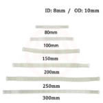 Ensemble de 10 tuyaux en nylon 10mm x 8mm