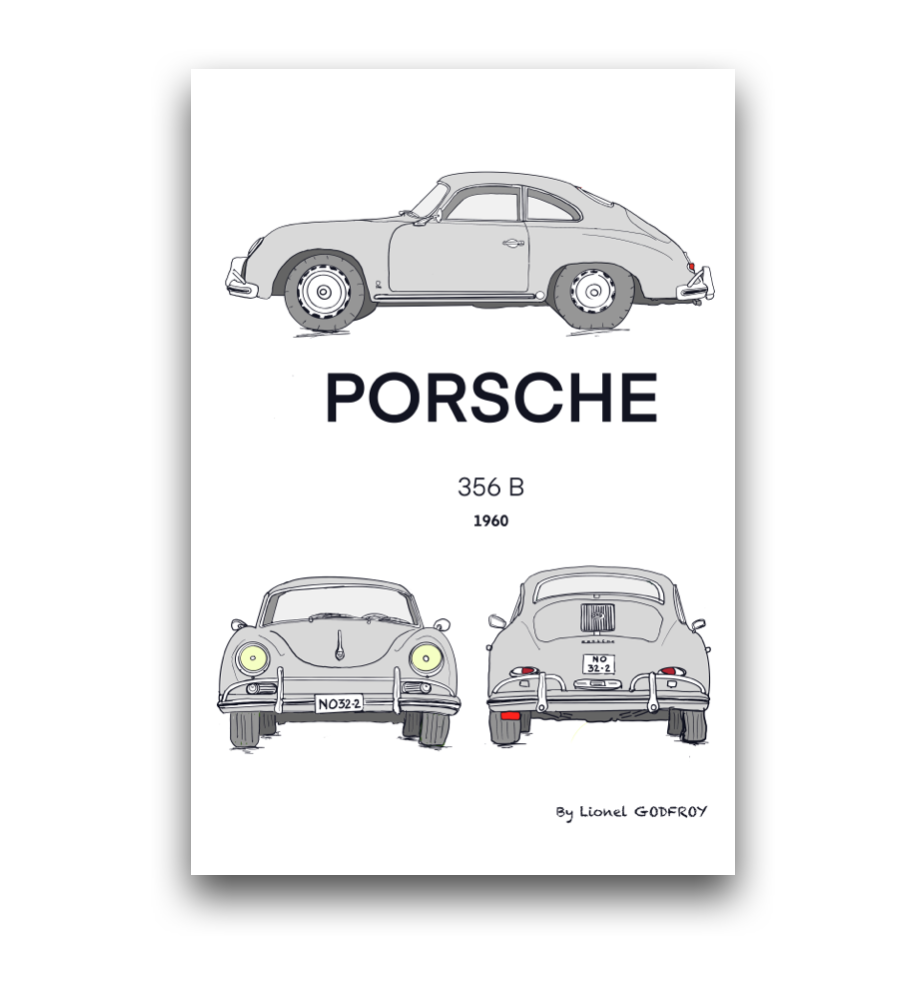 Poster Porsche 356