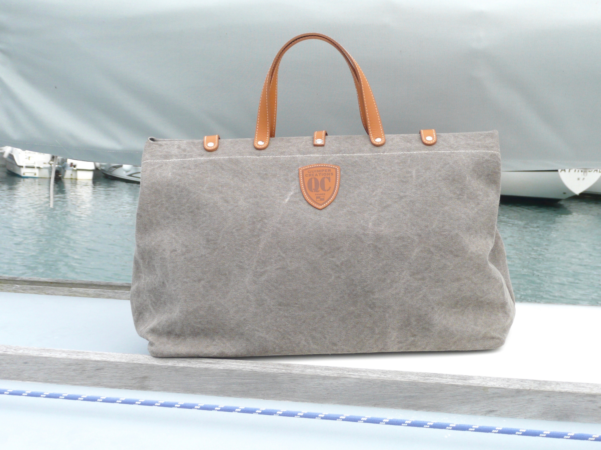 Sac 48h gris QUIMPER CREATIONS