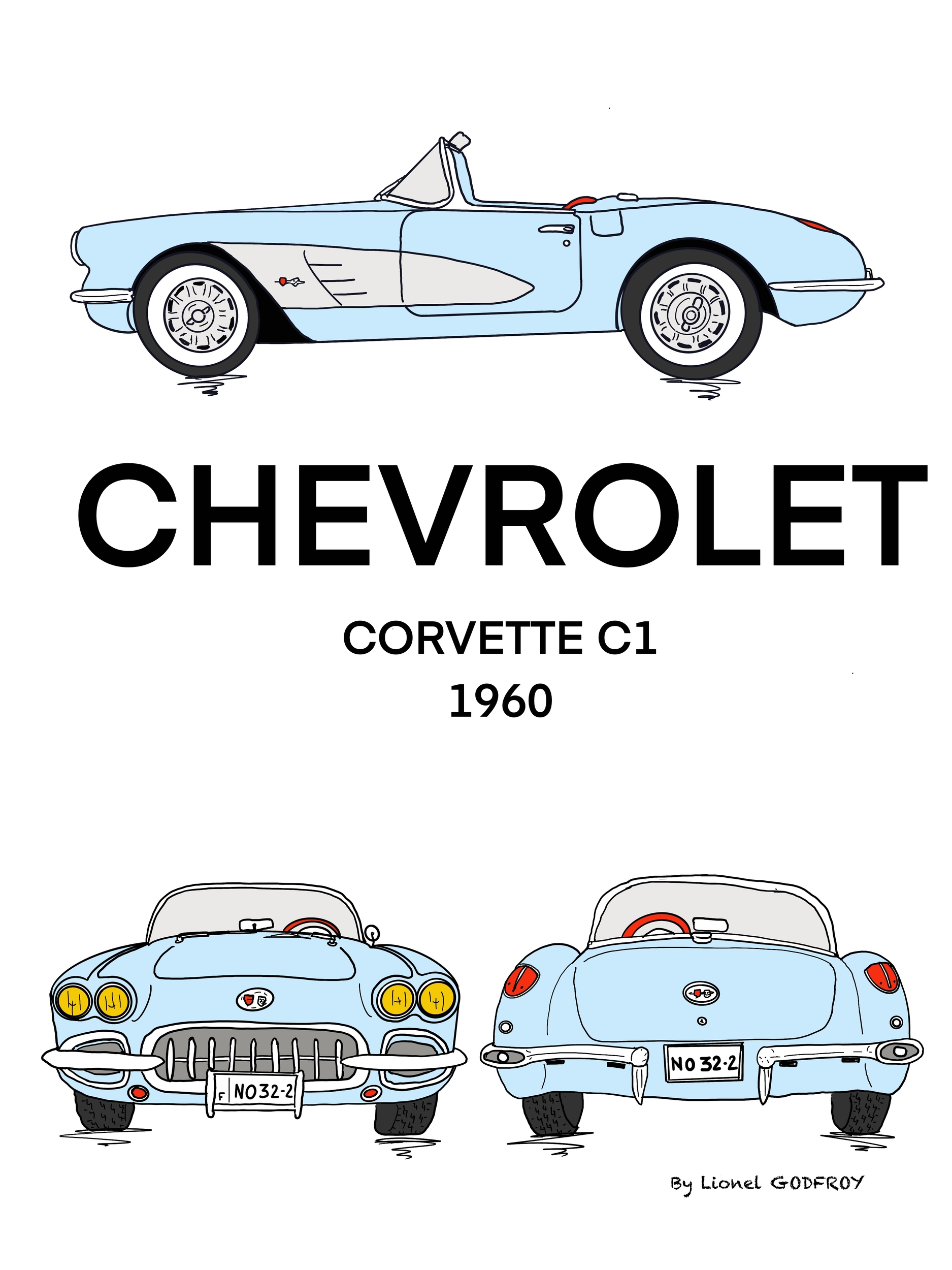 Affiche_Chevrolet_Corvette_C1