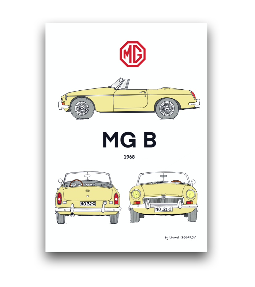 Poster MG B
