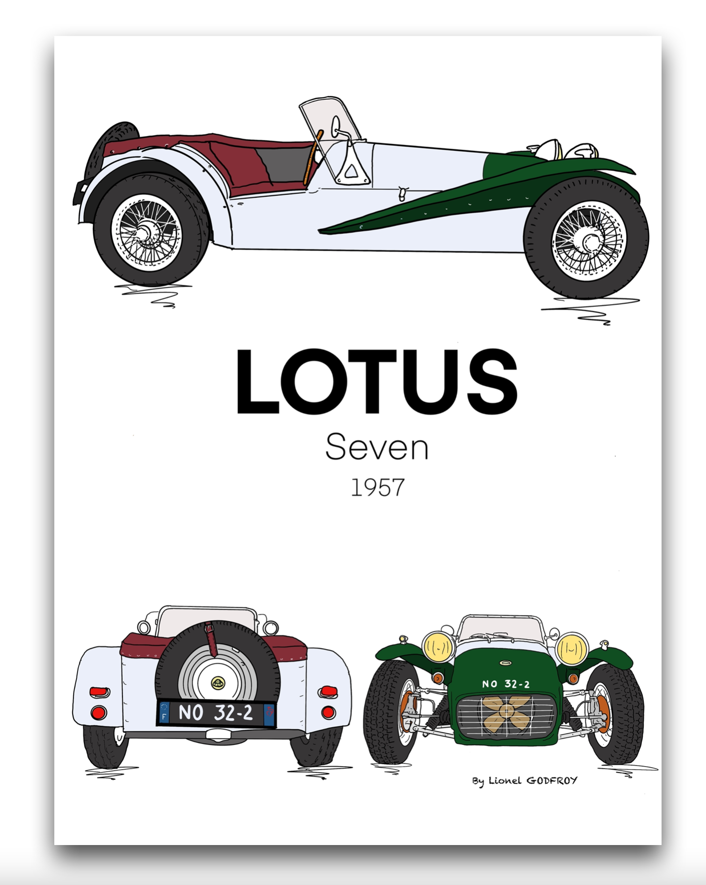 Poster Lotus Seven