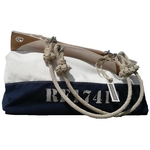 Sac toile cuir Corderie Royale 1