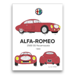 Poster Alfa Romeo 2500 SS