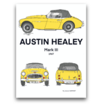 Poster Austin Healey 3000 MK3