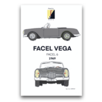 Poster Facel Vega Facelia
