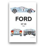 Poster Ford GT 40