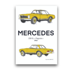 Poster Mercedes 230 SL