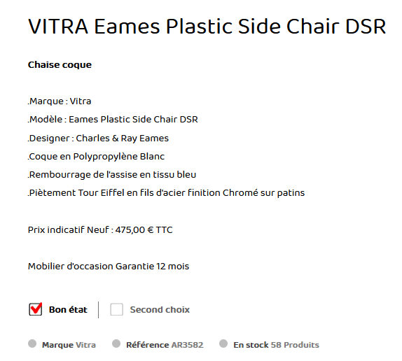 DESCRIPTIF VITRA