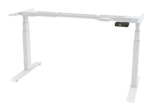 chassis bureau electrique Stand UP 2 blanc