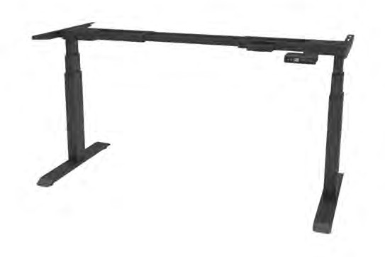 chassis bureau electrique Stand UP 2 noir