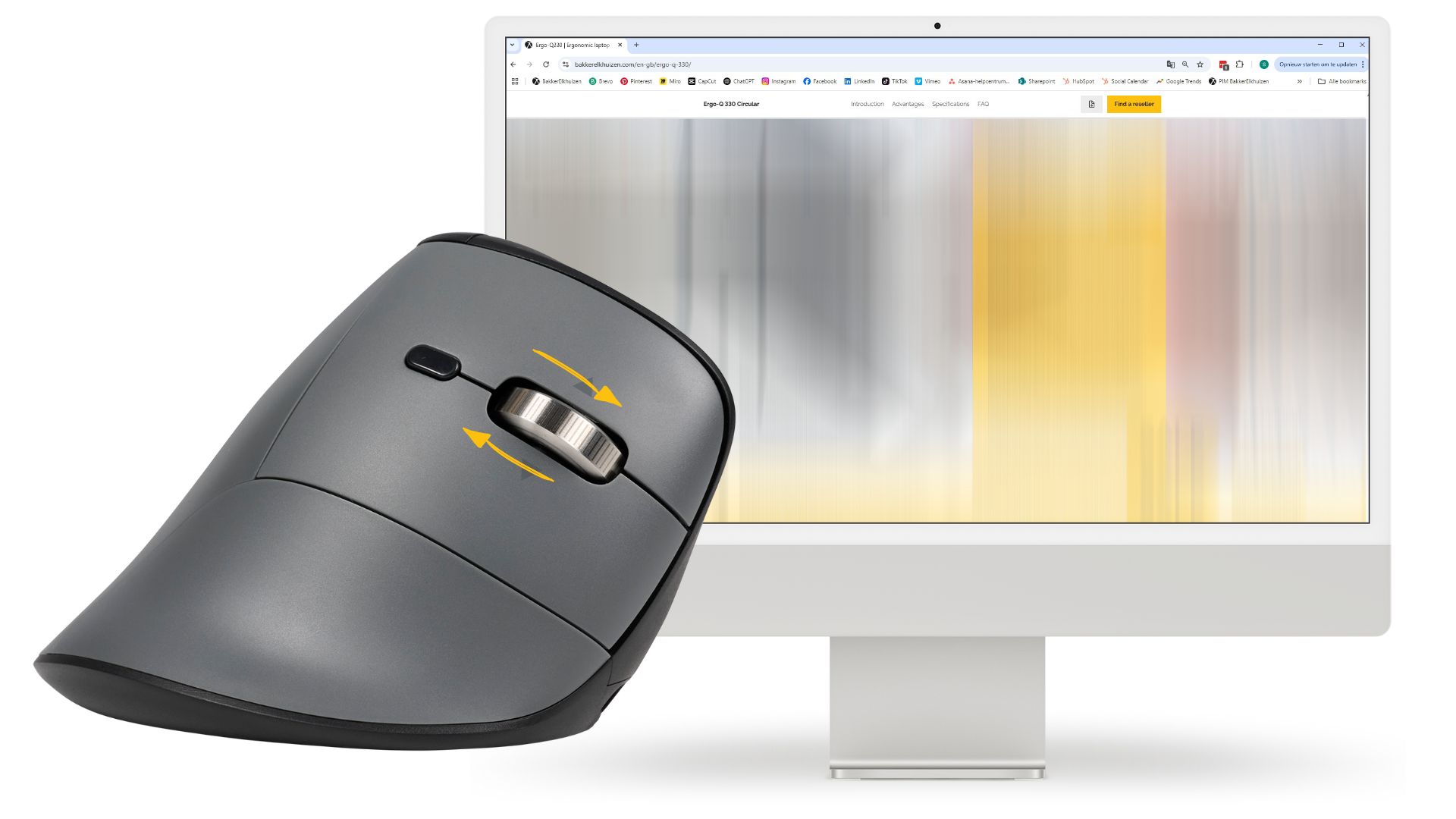 Souris ergonomique Fastforward Pro bouton Hyperscroll