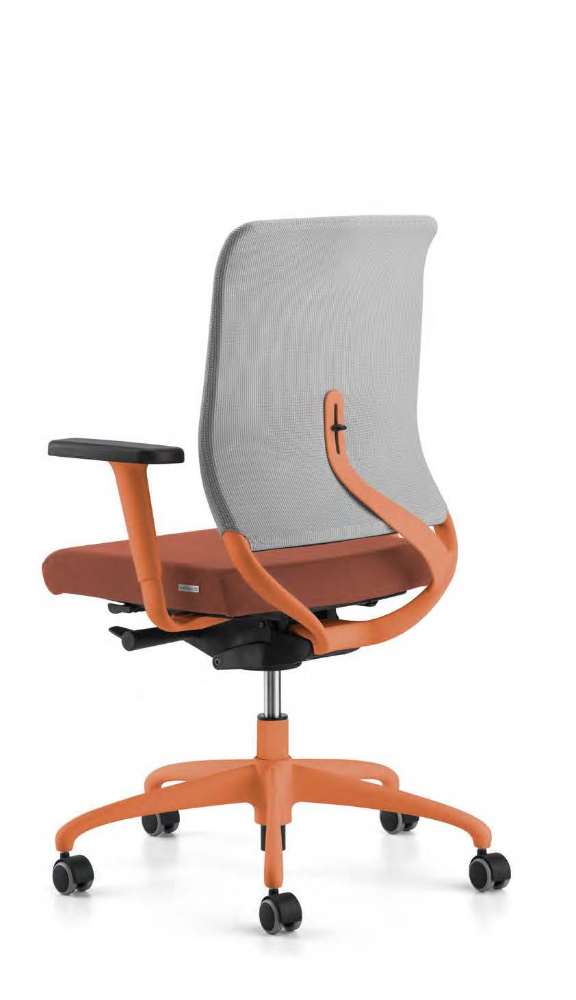 ECOCHAIR-Operative light orange et gris