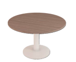 table ronde 120cm pied central époxy