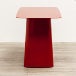 Table Metal Side Vitra L 70 rouge époxy