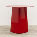 Table carré Vitra rouge métal époxy Métal Side