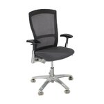 Siège Knoll Life occasion reconditionné Premium gris, vue de trois quarts