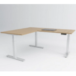 Bureau reglable en hauteur avec retour Cedric SIMON ergonomie