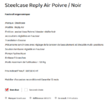 Descriptif steelcase