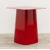 Table carré Vitra rouge métal époxy Métal Side